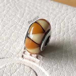 Pandora Captivating Amber Murano Charm